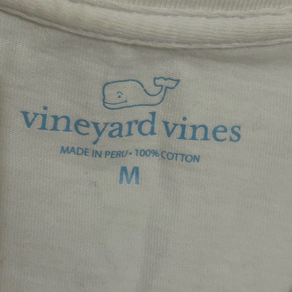 Vineyard Vines Red Truck Tee with American Flag - Picture 4 of 5